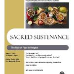Sacred Sustenance Panel Discussion